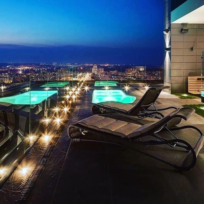 1 Room 60M2 Center Of Obolon Near River Side. With Terrace. 22 Floor Κίεβο Εξωτερικό φωτογραφία